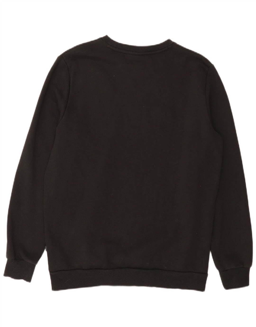PUMA Mens Sweatshirt Jumper Medium Black Cotton