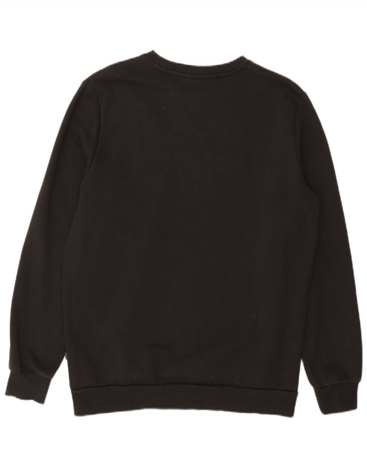 PUMA Mens Sweatshirt Jumper Medium Black Cotton
