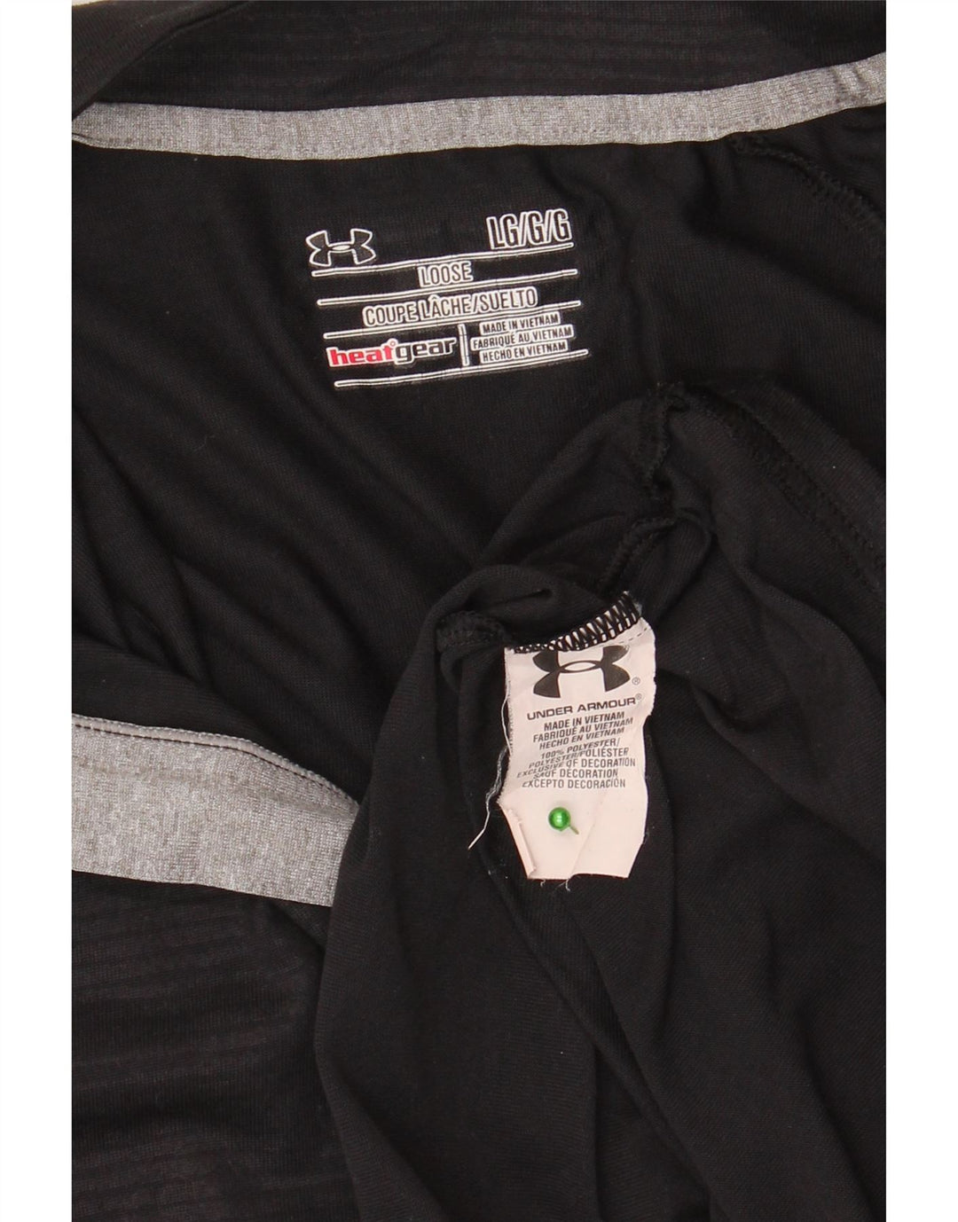 Męski dres Under Armour Heat Gear z zamkiem błyskawicznym na szyi, duży czarny