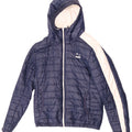 Puma Herren-Jacke mit Kapuze, gepolstert, Größe 36, klein, blau, Colourblock-Polyester