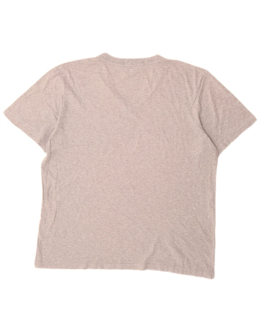 Benetton Mens T-Shirt Top Medium Grey Flecked