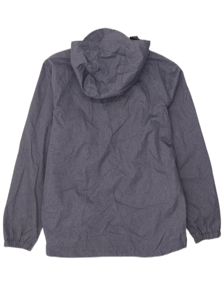 Lyle & Scott Regnjakke med hætte til mænd UK 38 Medium Blue Polyester