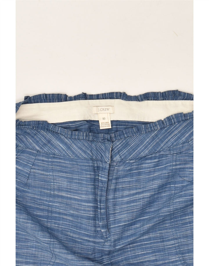 J. CREW Womens Straight Skirt US 10 Large W32 Navy Blue Linen | Vintage J. Crew | Thrift | Second-Hand J. Crew | Used Clothing | Messina Hembry 