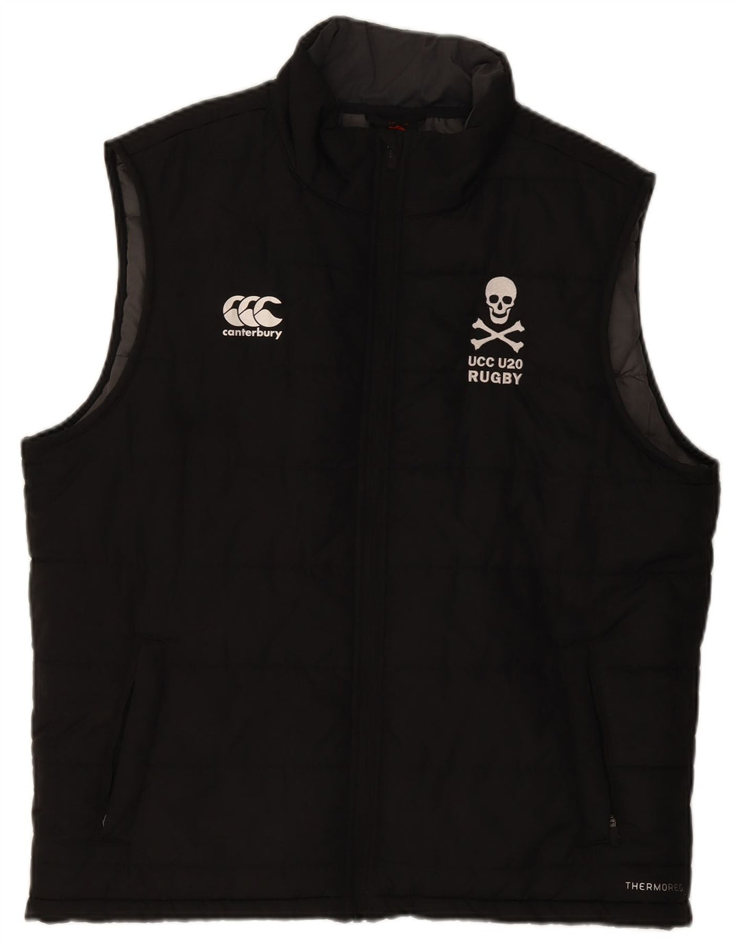Canterbury Mens Padded Gilet UK 44 2XL Black Polyester