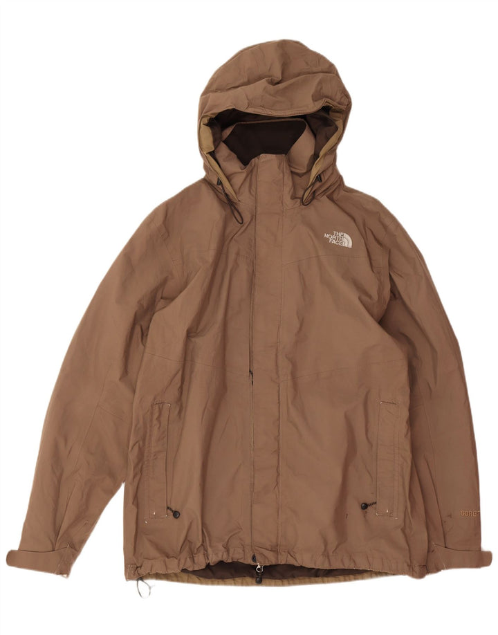 The North Face Herren-Regenjacke mit Kapuze, UK 40, Größe L, braun, Polyester