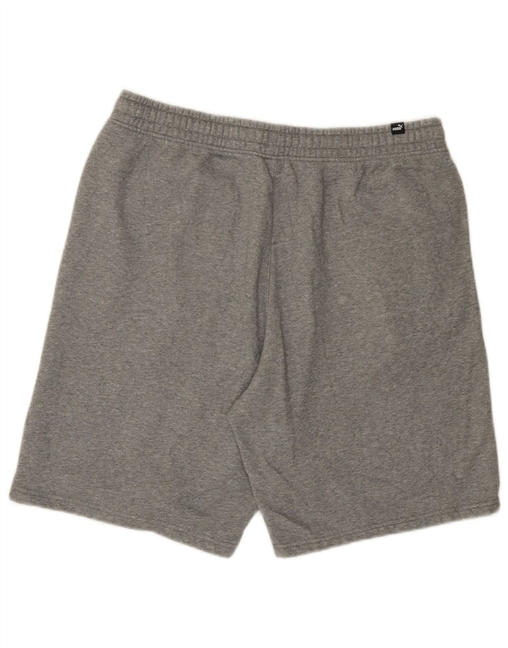 Puma Mens Sport Shorts Large  Grey Cotton