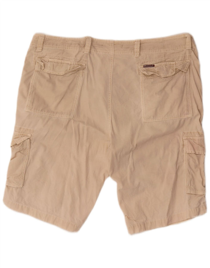 CARRERA Mens 618 Cargo Shorts W42 2XL Beige Cotton
