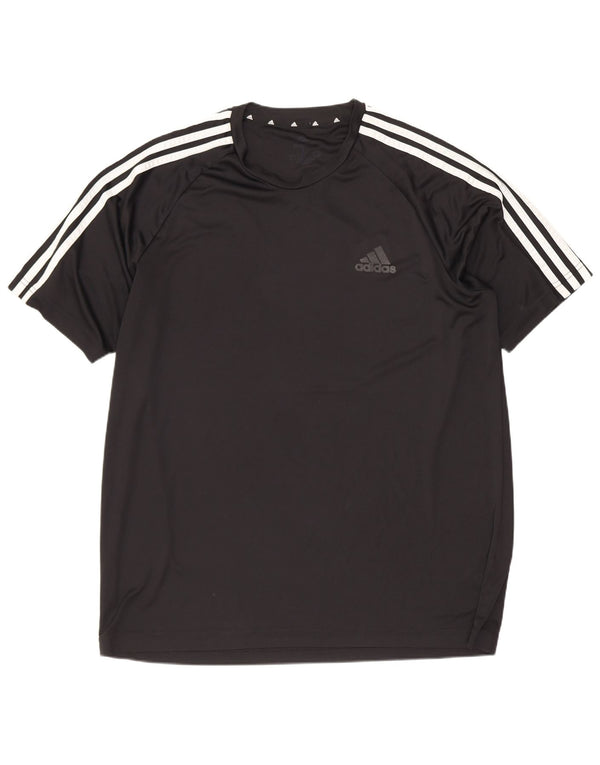 Adidas T-Shirt Homme Haut Large Noir Polyester Sports