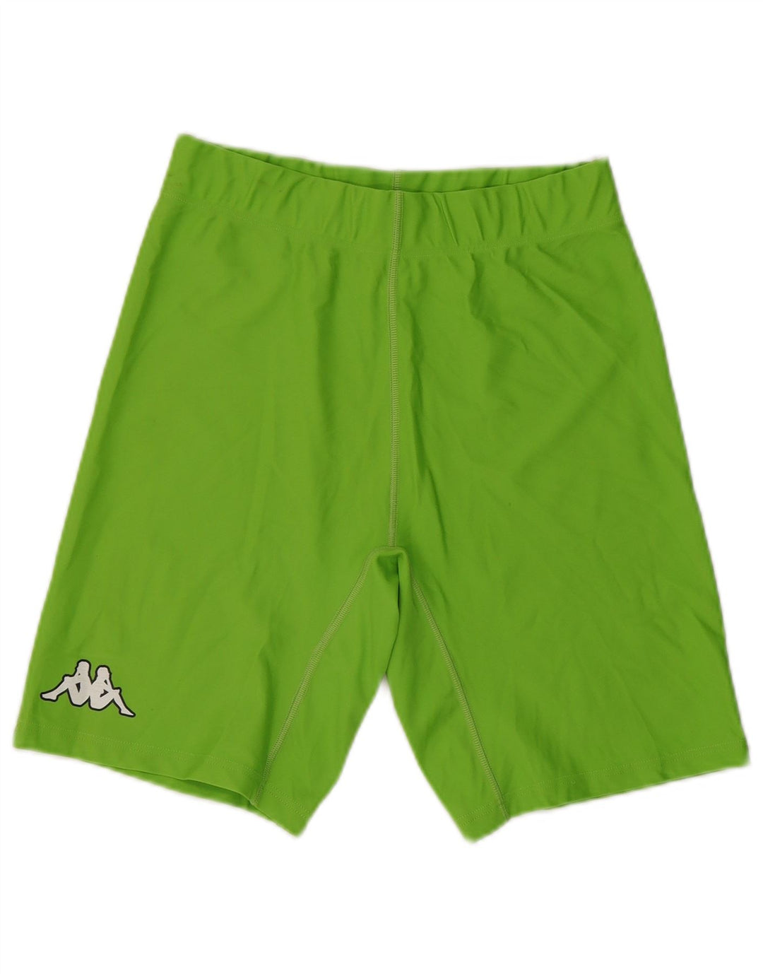 Kappa Womens Sport Shorts UK 10 Small Green Polyamide