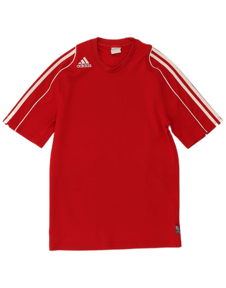 Adidas Ανδρικό T-Shirt Climalite Top Small Red Polyester