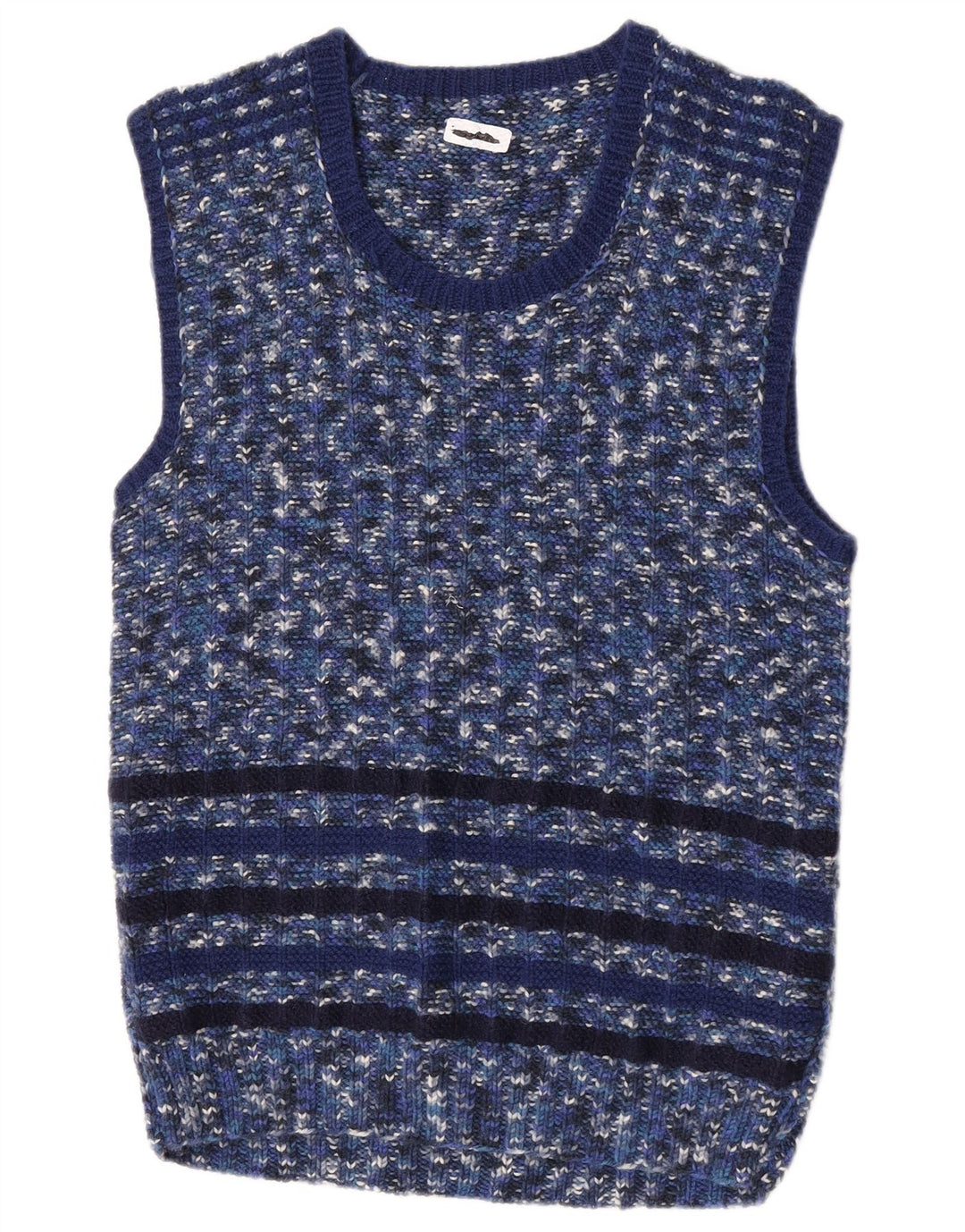 Vestă Vintage pentru bărbați Tank Top Small Blue Flecked