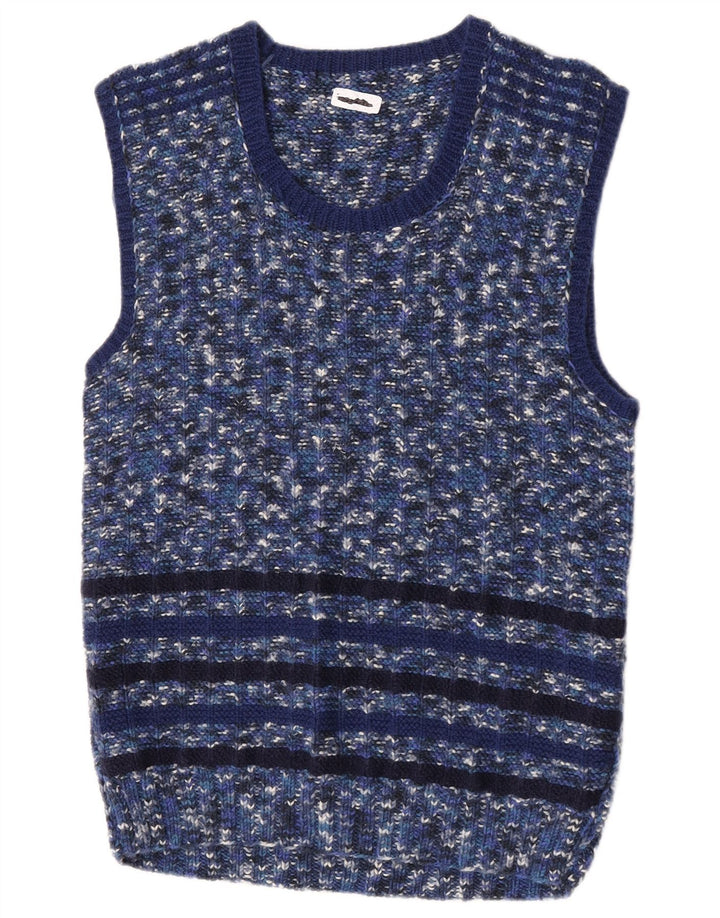 Vestă Vintage pentru bărbați Tank Top Small Blue Flecked