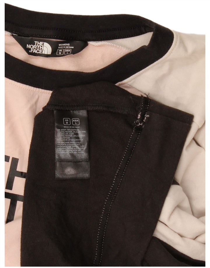 The North Face Womens Graphic Sweatshirt Jumper UK 14 Medium Multicoloured