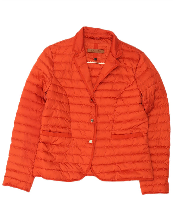 Massimo Dutti Chaqueta Acolchada Mujer UK 46 Large Naranja