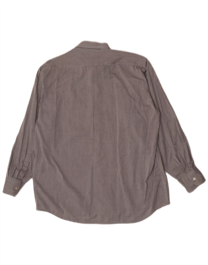 PIERRE CARDIN Mens Shirt Size 42 16 1/2 Large Grey Cotton