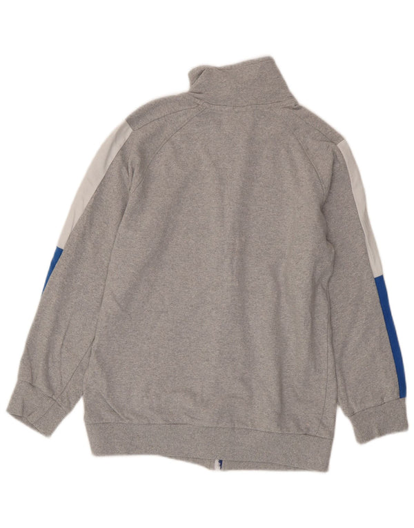 Superga Γυναικεία αθλητική φόρμα Top Jacket UK 14 Medium Grey Colourblock Cotton