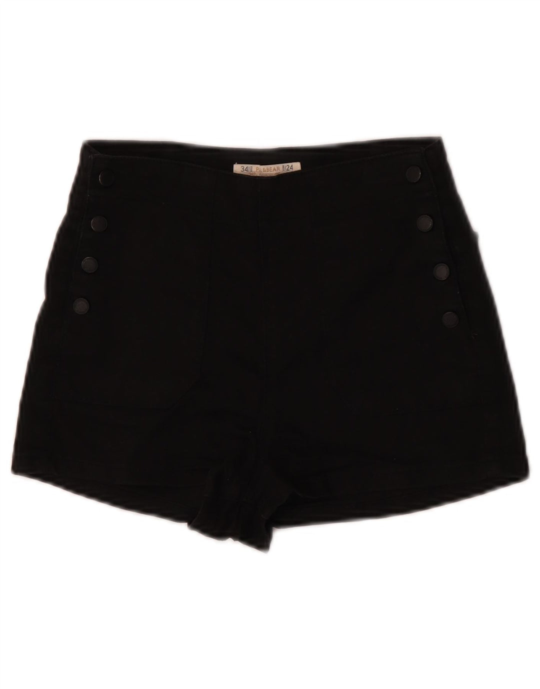 Pantaloni caldi da donna Pull & Bear EU 34 2XS W24 Cotone nero