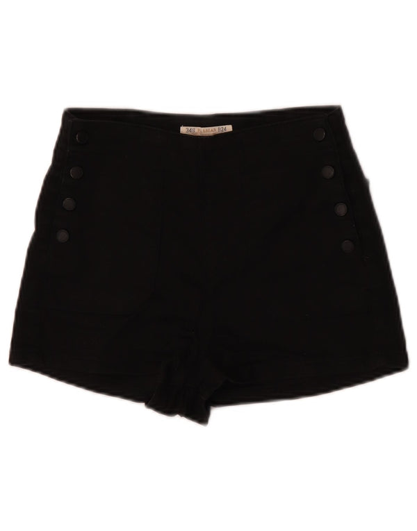 Pantaloni caldi da donna Pull & Bear EU 34 2XS W24 Cotone nero