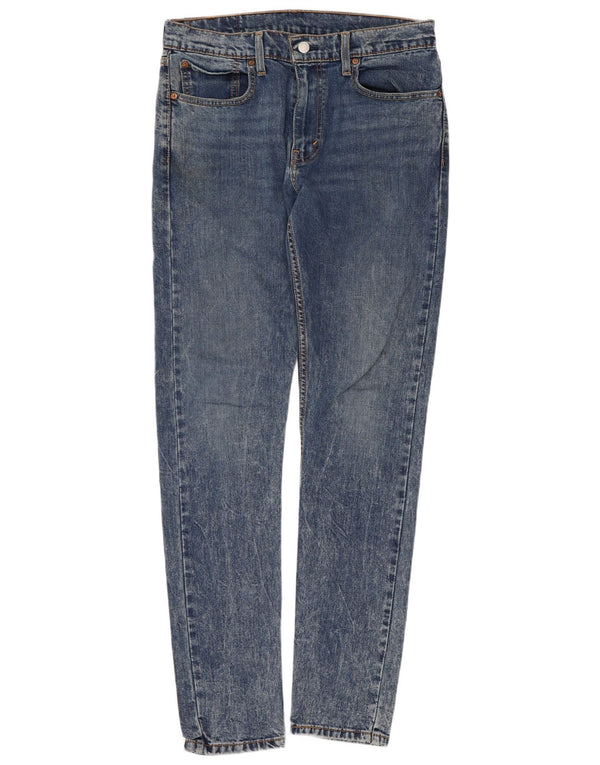 Мужские зауженные зауженные джинсы Levi's 512 W32 L34 синие, хлопок