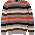 G-STAR Womens Crew Neck Jumper Sweater UK 14 Medium Multicoloured Striped