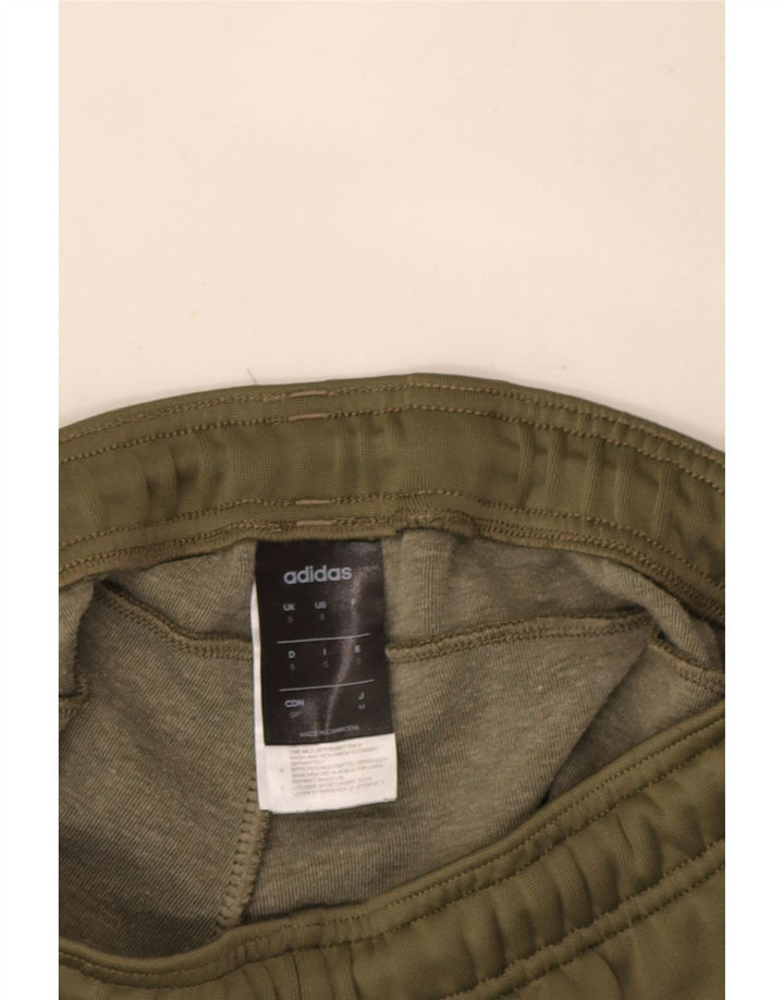 Adidas Mens Tracksuit Trousers Joggers Small Khaki Polyester
