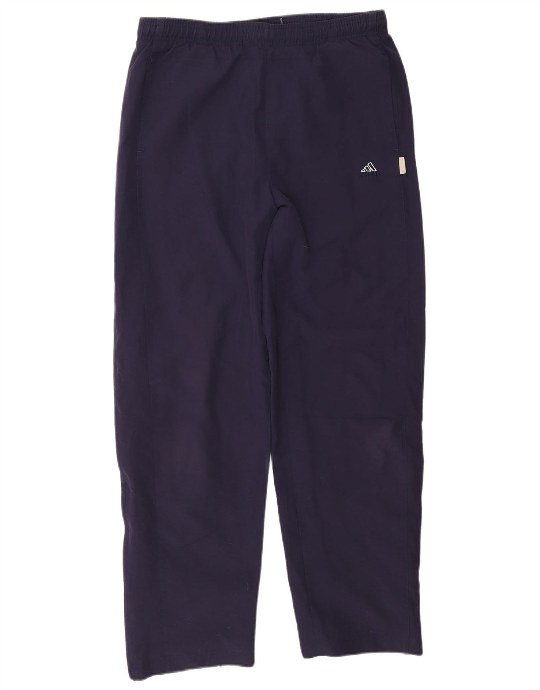 Adidas Womens Tracksuit Trousers UK 12 Medium Navy Blue Polyester