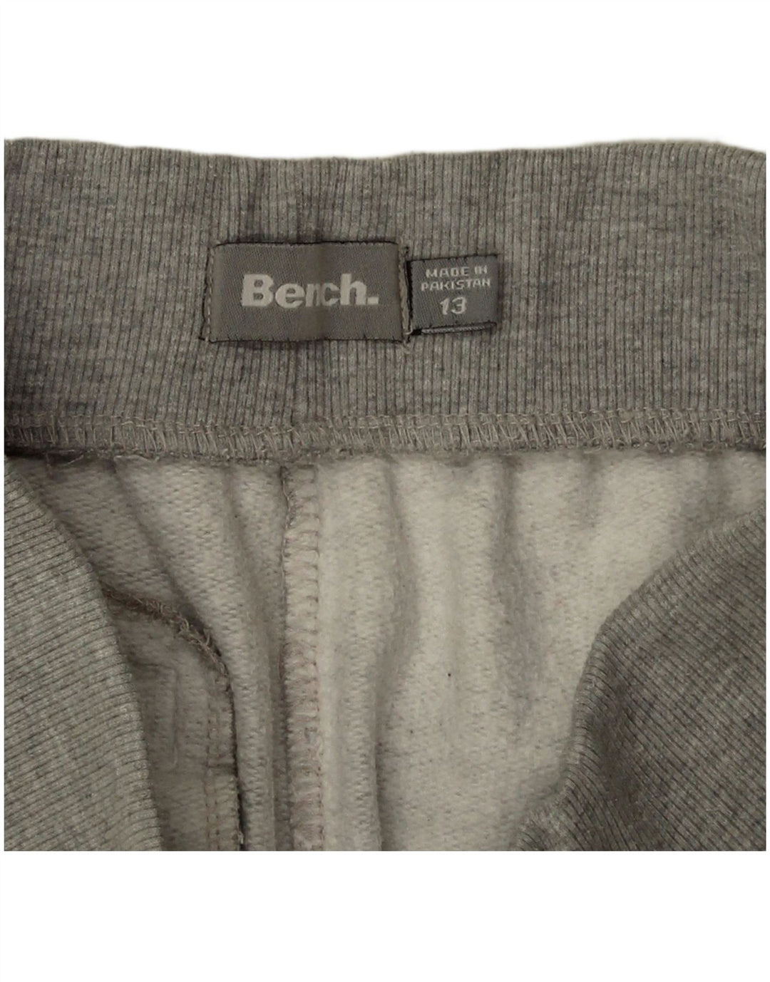 Bench Boys Tracksuit Trousers Joggers 12-13 Years  Grey Cotton