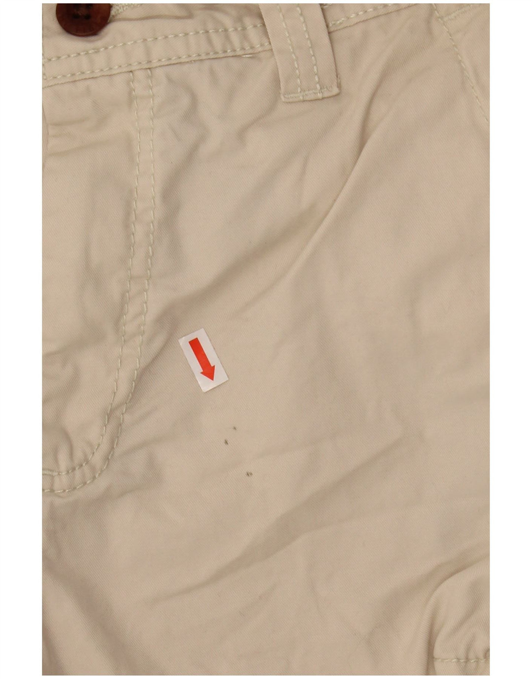 TOMMY HILFIGER Mens Cargo Shorts W32 Medium Beige Cotton