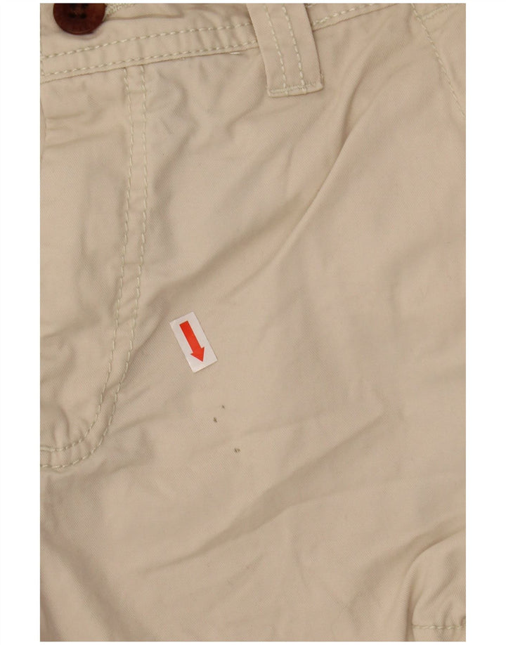 TOMMY HILFIGER Mens Cargo Shorts W32 Medium Beige Cotton