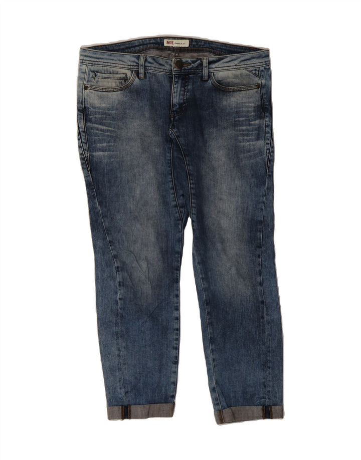 RIFLE Womens Cropped Jeans W30 L25 Blue Cotton Vintage Rifle and Second-Hand Rifle from Messina Hembry 
