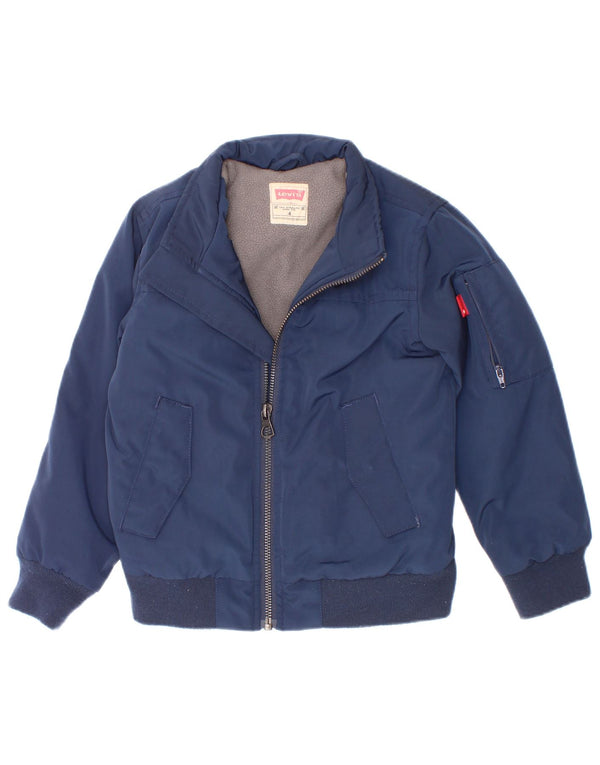 Levi's Boys Bomber Jacket 3-4 år Navy Blue Polyester