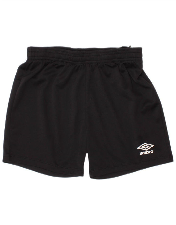 Umbro Boys Sport Shorts 9-10 Years Medium Black Polyester
