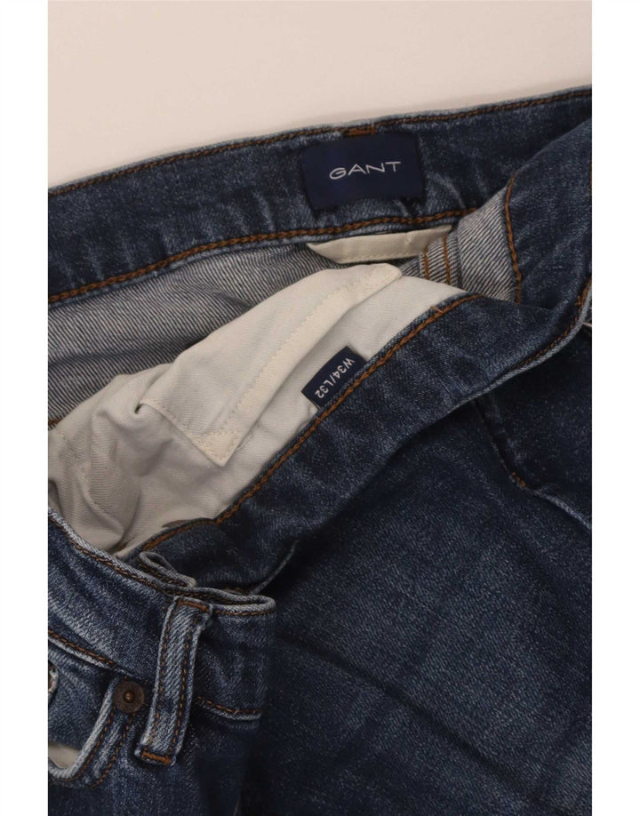Gant Mens Straight Jeans W34 L32 Blue