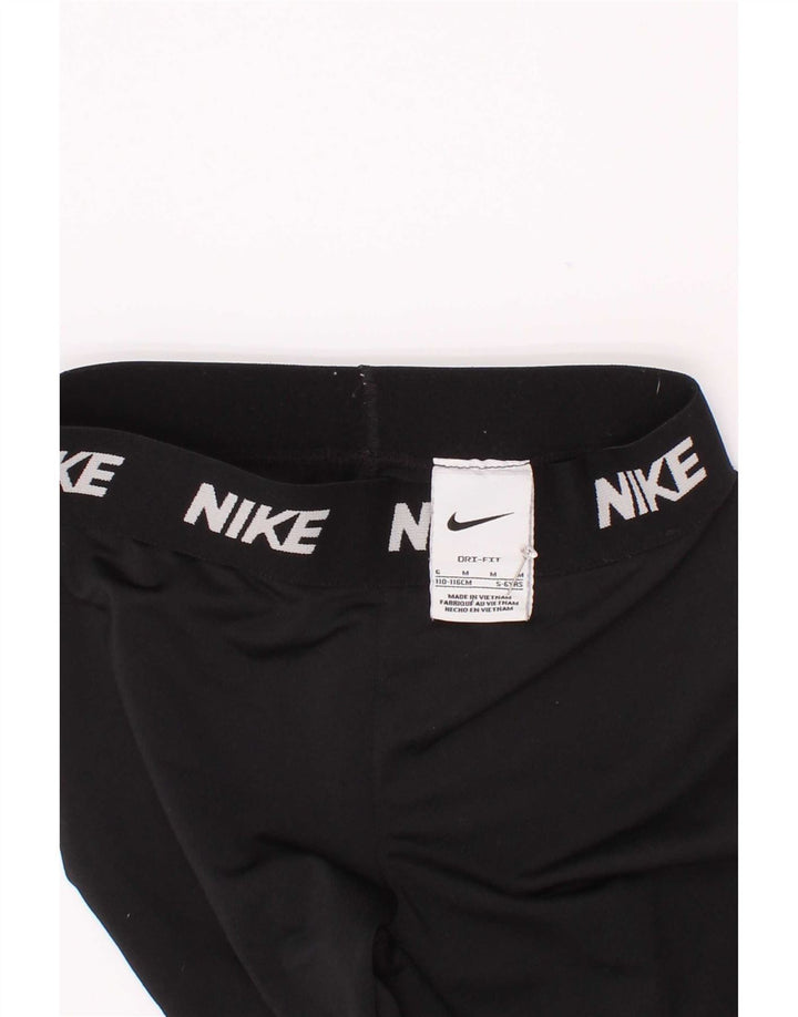 Dziewczęce legginsy Nike Dri Fit 5-6 lat, średnie czarne