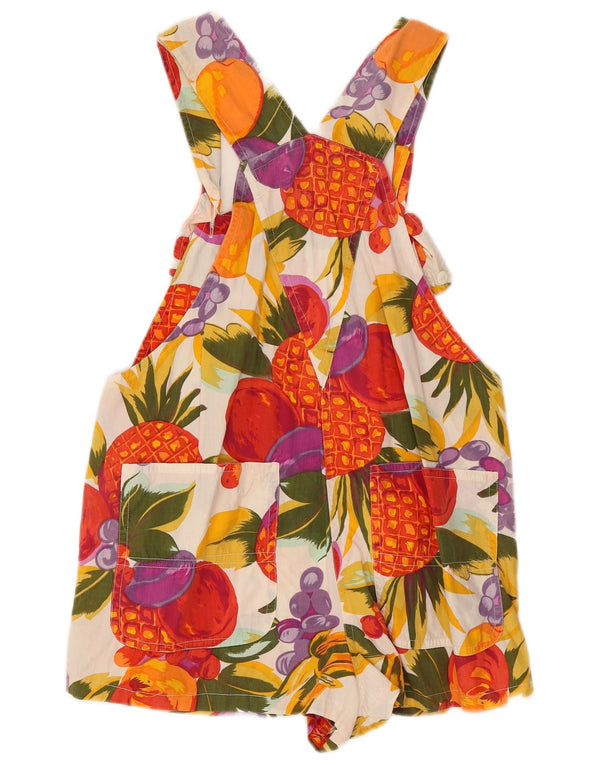 Egoiste Dame Dungarees Casual Shorts W32 Large Multicolored Floral