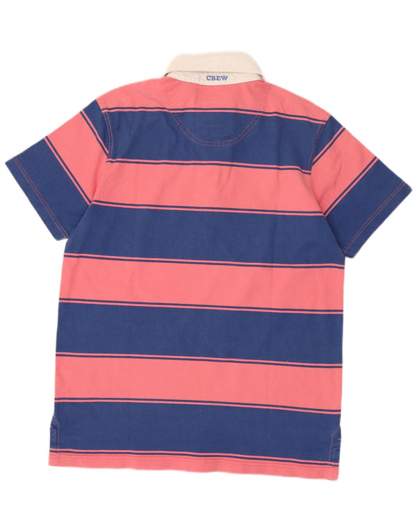 Crew Clothing Polo da rugby da uomo XL in cotone a righe rosa