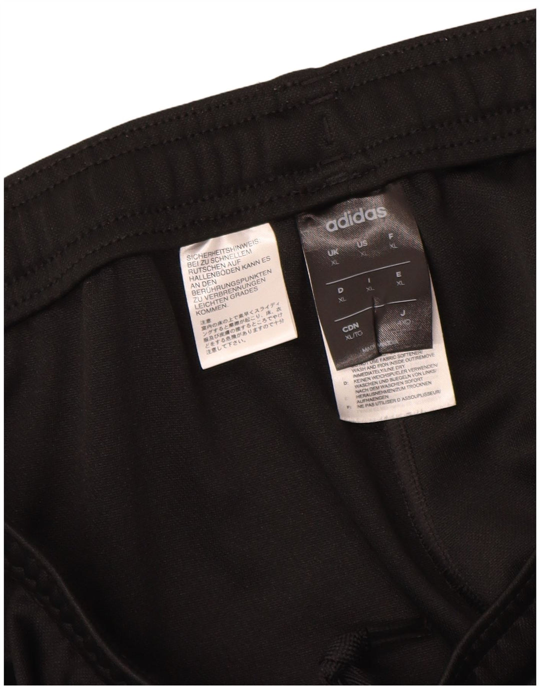 Adidas Mens Climalite Tracksuit Trousers XL  Black Polyester