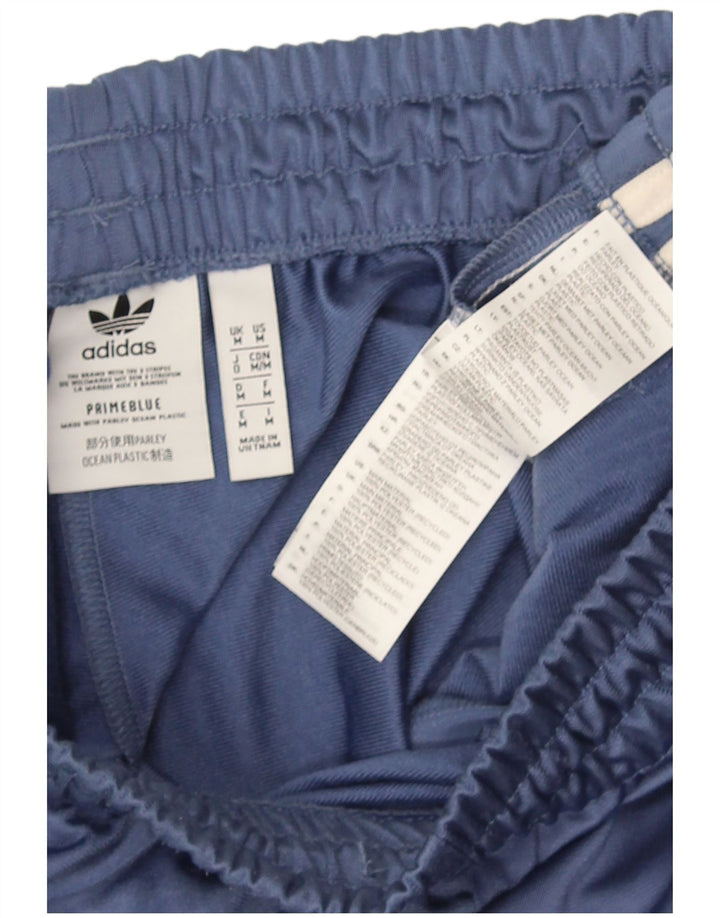 Pantaloni de trening Adidas pentru bărbați, poliester albastru mediu