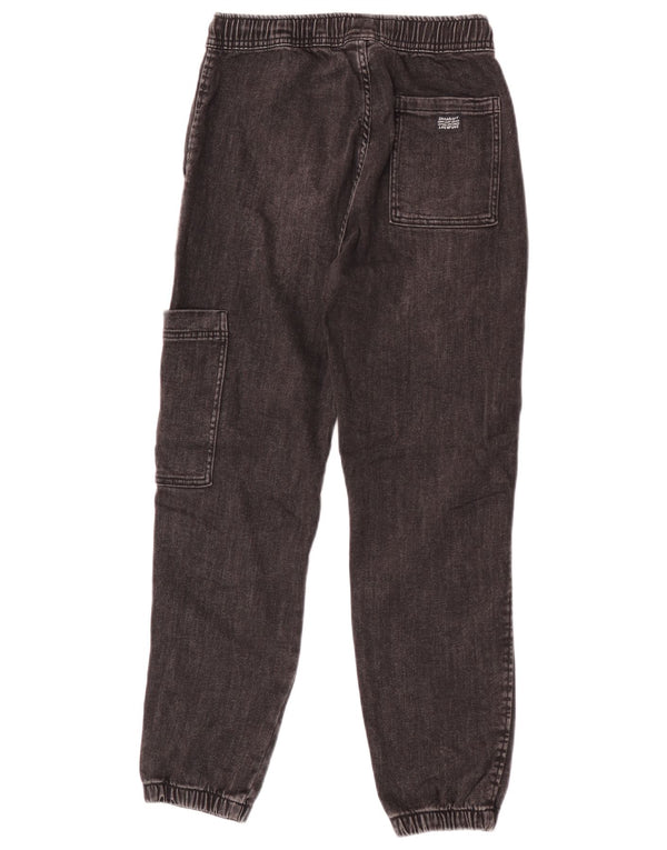 Zara Boys Joggers Vaqueros Rectos 11-12 Años W26 L26 Algodón Gris