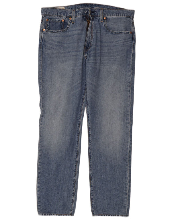 Мужские зауженные джинсы Levi's 502 W33 L32 синие, хлопок