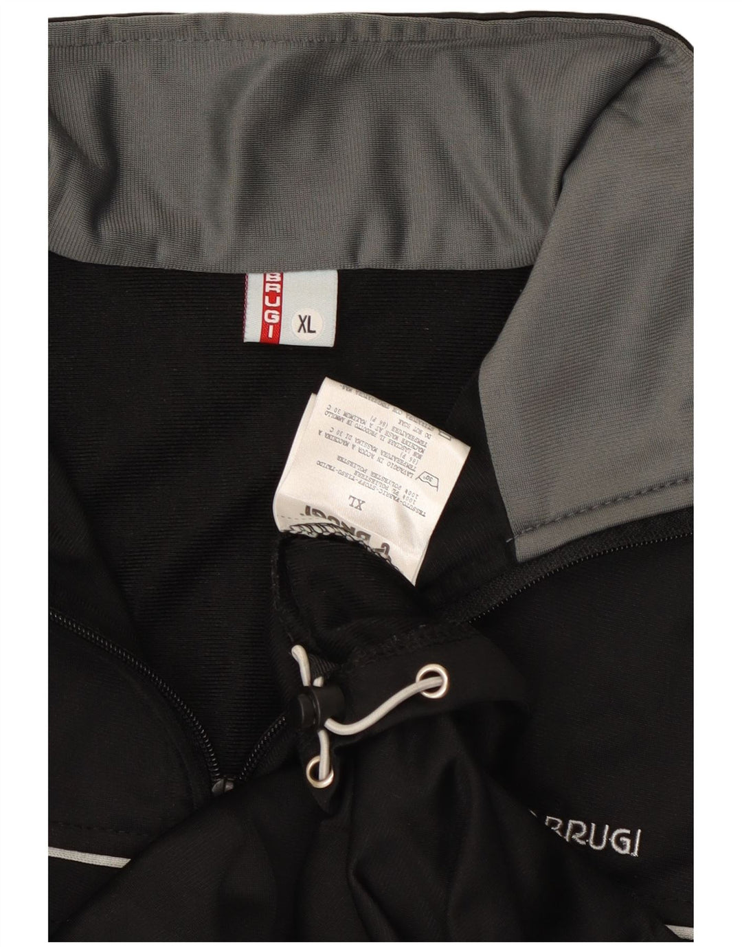 Brugi Herren-Trainingsanzug-Oberteil, Jacke, XL, Schwarz, Polyester