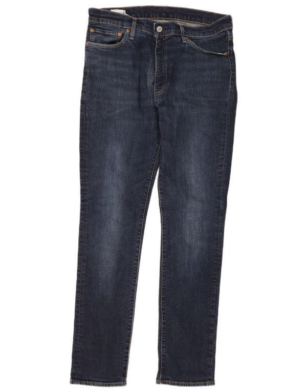 Levi's Mens 511 Slim Jeans W36 L34 Navy Blue Cotton
