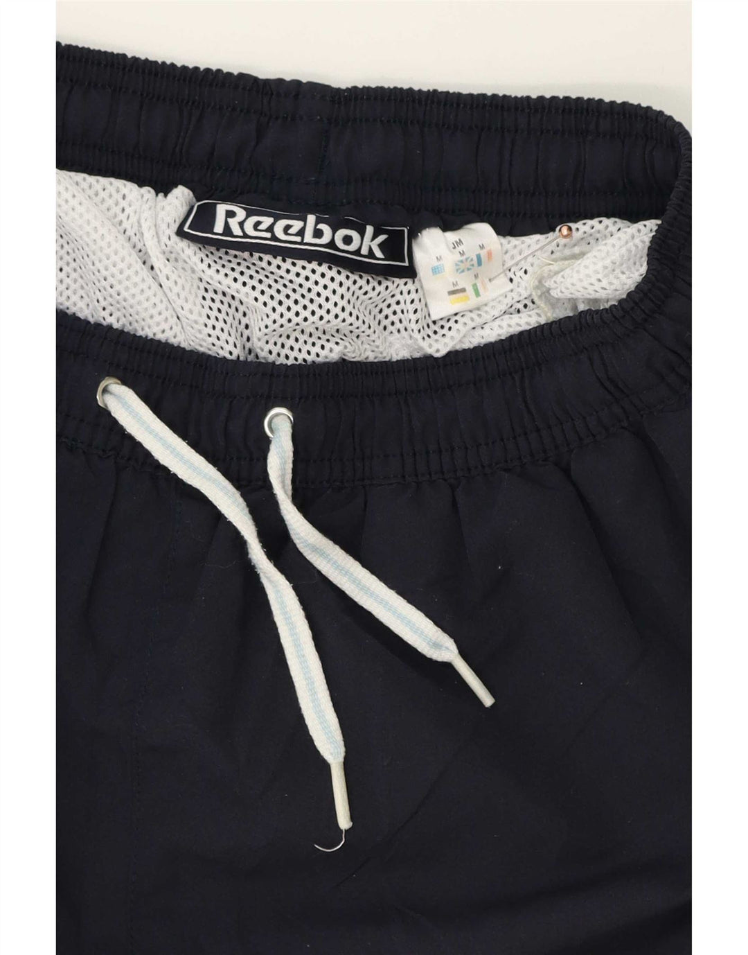 Reebok Short de Bain Homme Bleu Marine Moyen Polyester