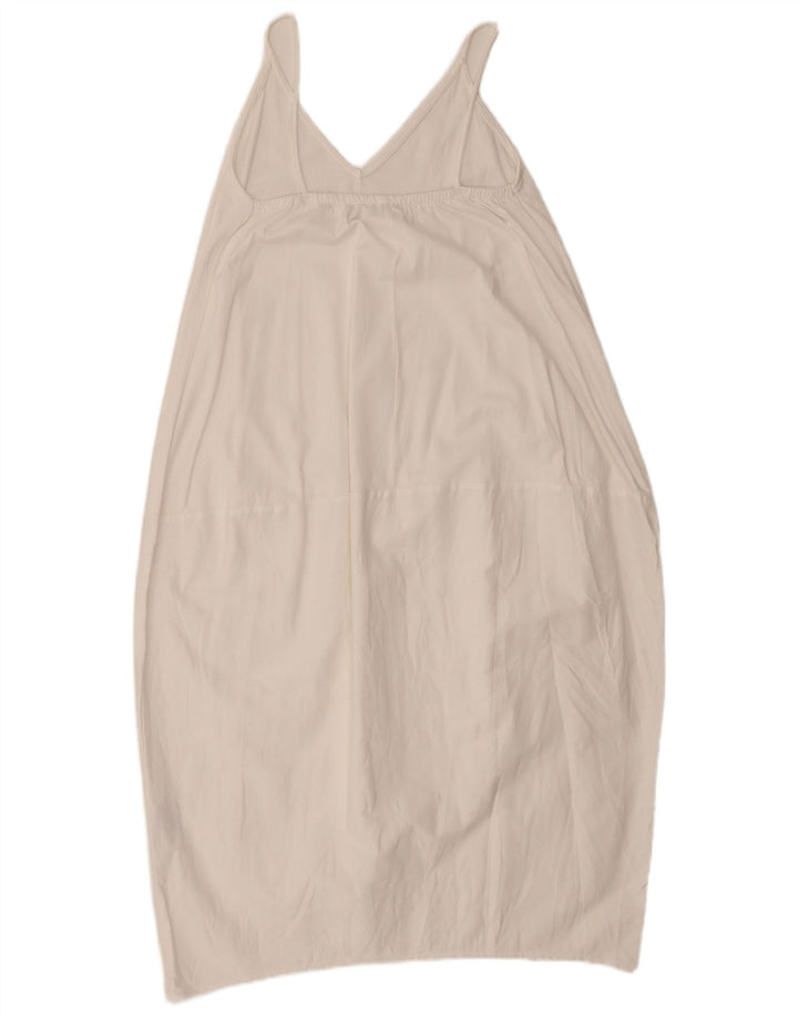 Zara Womens Sundress UK 10 Small White Cotton