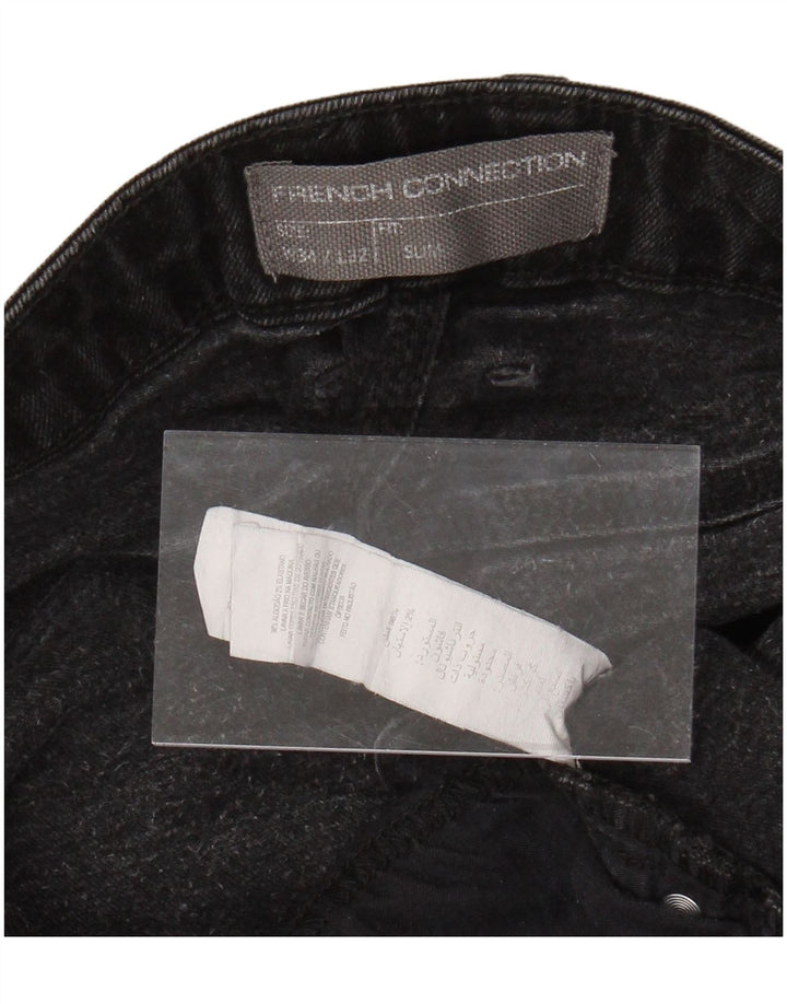 FRANSK FORBINDELSE Herre Slim Jeans W34 L29 Sort Bomuld