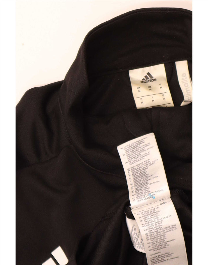 Adidas Herren Climalite Trainingsanzug Top Jacke Medium Schwarz Polyester
