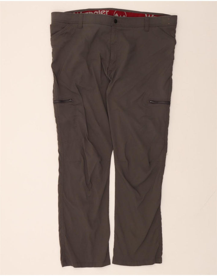 WRANGLER Mens Straight Cargo Trousers W44 L30 Grey Nylon Vintage Wrangler and Second-Hand Wrangler from Messina Hembry 