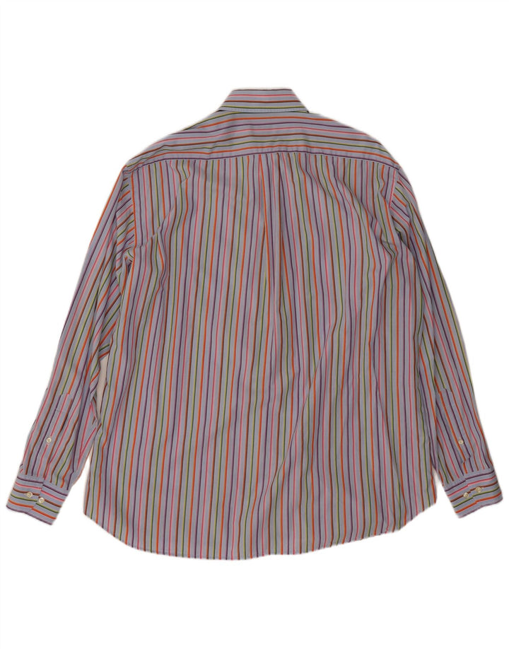 Brooksfield herreskjorte str. 43 Stor flerfarvet stribet bomuld
