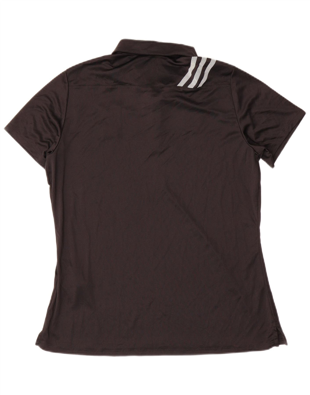 Adidas Dame Polo Shirt UK 16/18 Large Black Polyester