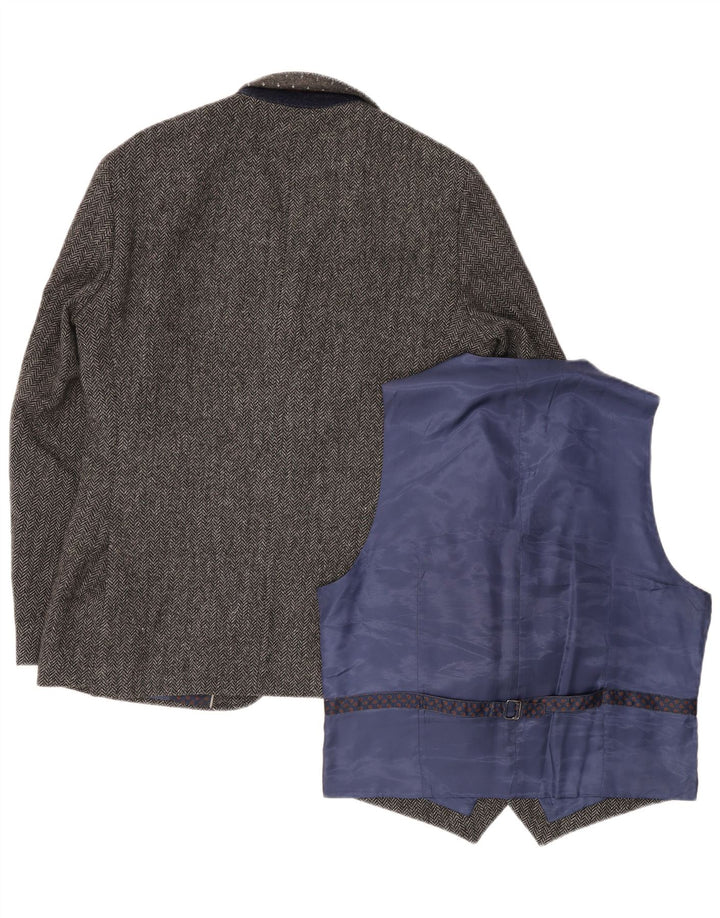 Marks & Spencer Herre Skræddersyet Fit Piece Set Medium Grey Sildeben